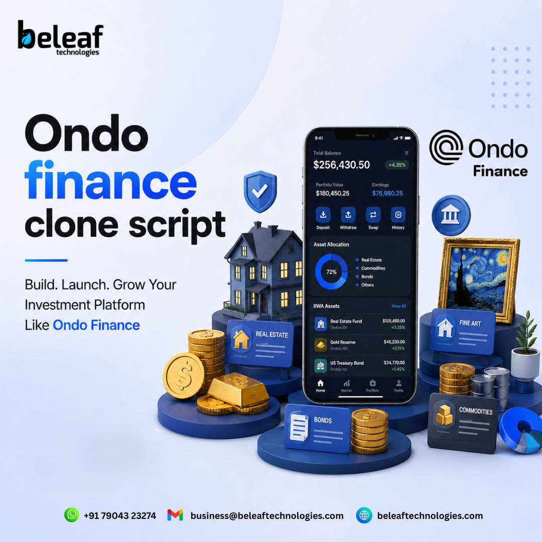 Build a Future-Ready DeFi Business with Ondo Finance Clone Script